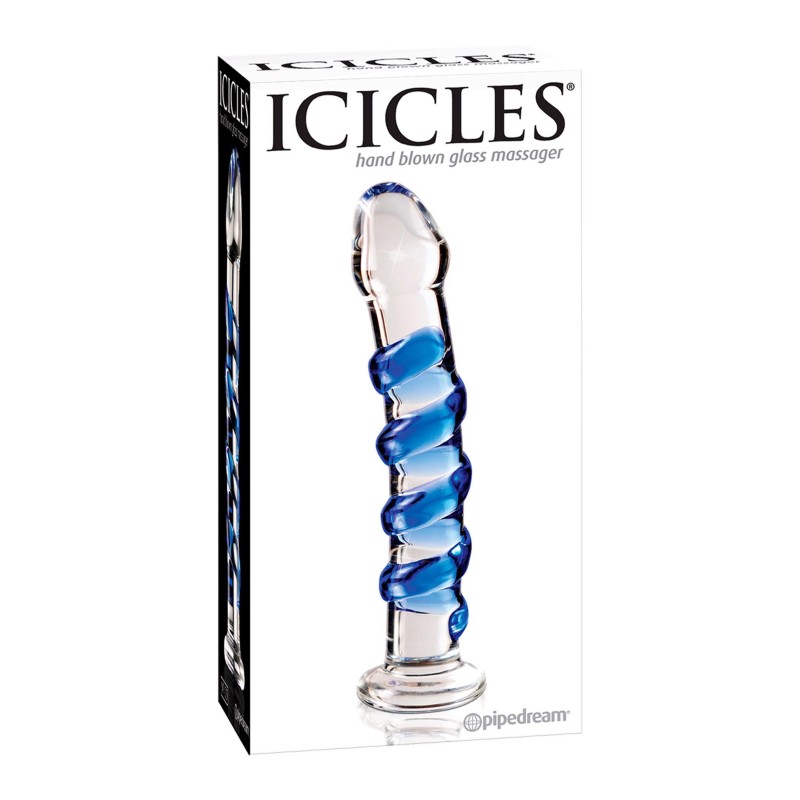 Dildo-icicles no 5 - hand blown massager